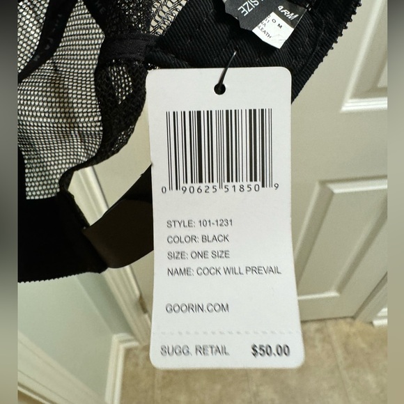 THE FARM GOORIN BROS NWT- Leather hat - Picture 2 of 4